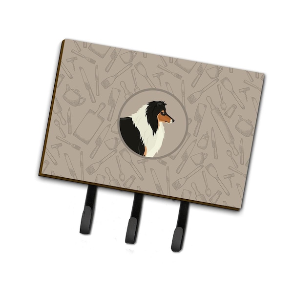 Carolines Treasures Collie in the Kitchen Leash or Key Holder CK2179TH68 - main